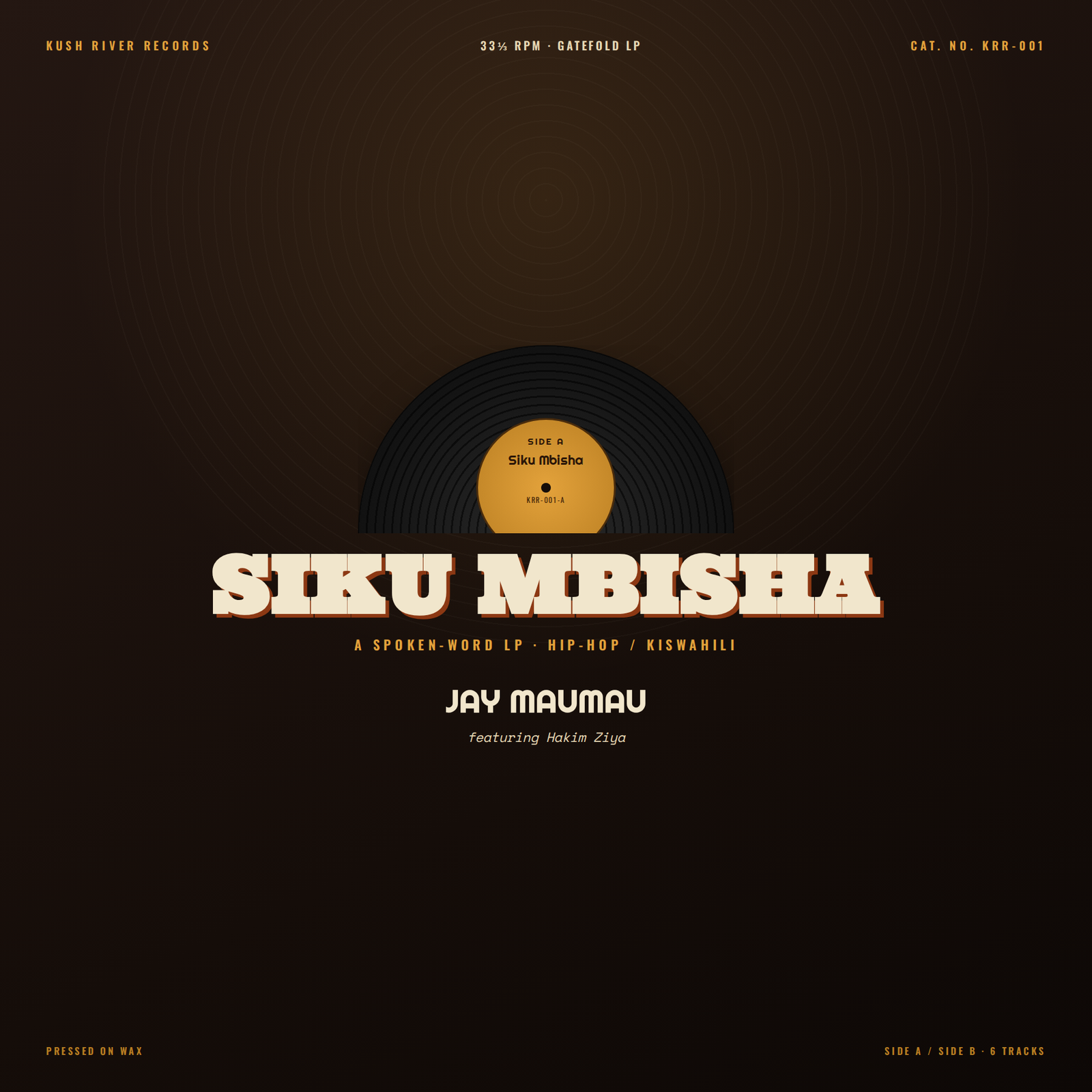 Siku Mbisha — A Hip-Hop Poem, album cover